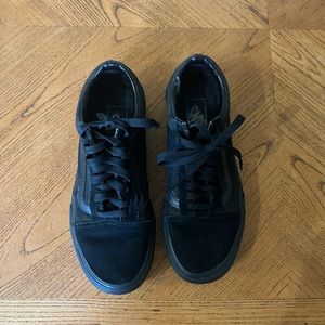 Vans old school black